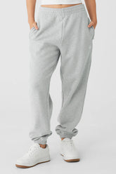 Cuffed Renown Heavy Weight Sweatpant - Grey